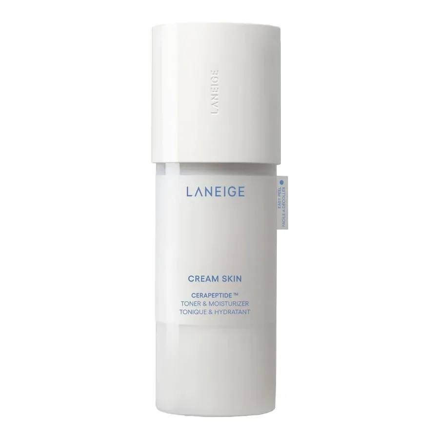 Cream Skin Refillable Toner & Moisturizer with Ceramides and Peptides 170ml